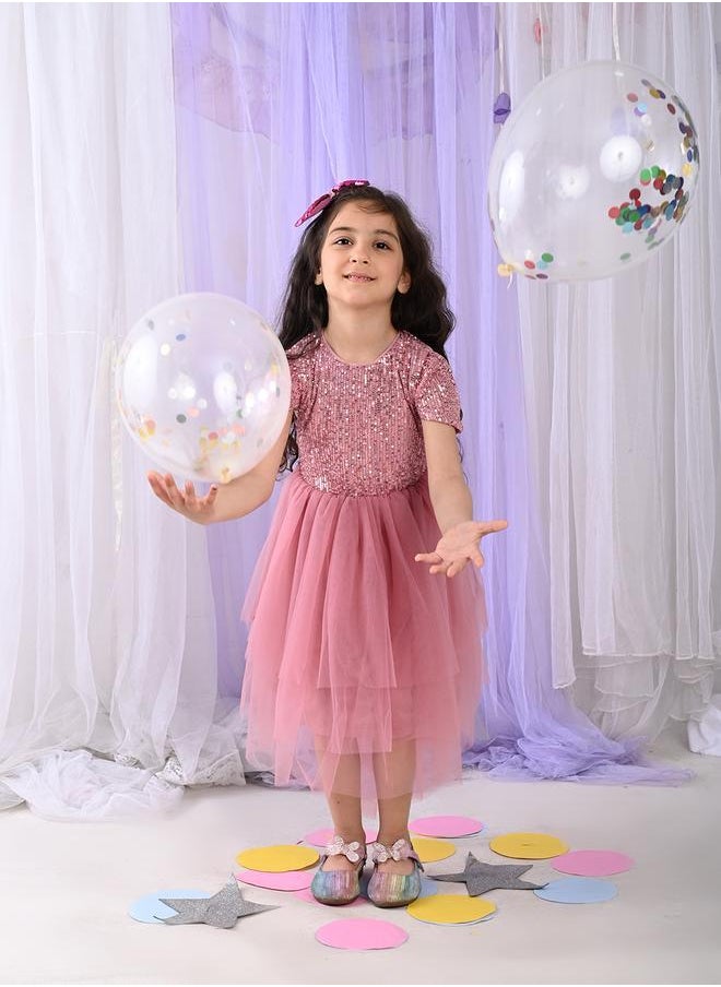 Pink Girls Wear Dresses