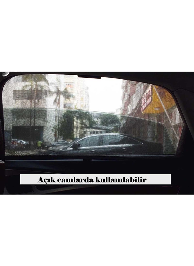 Velcro Car Side Window Sunshade 2 Pieces