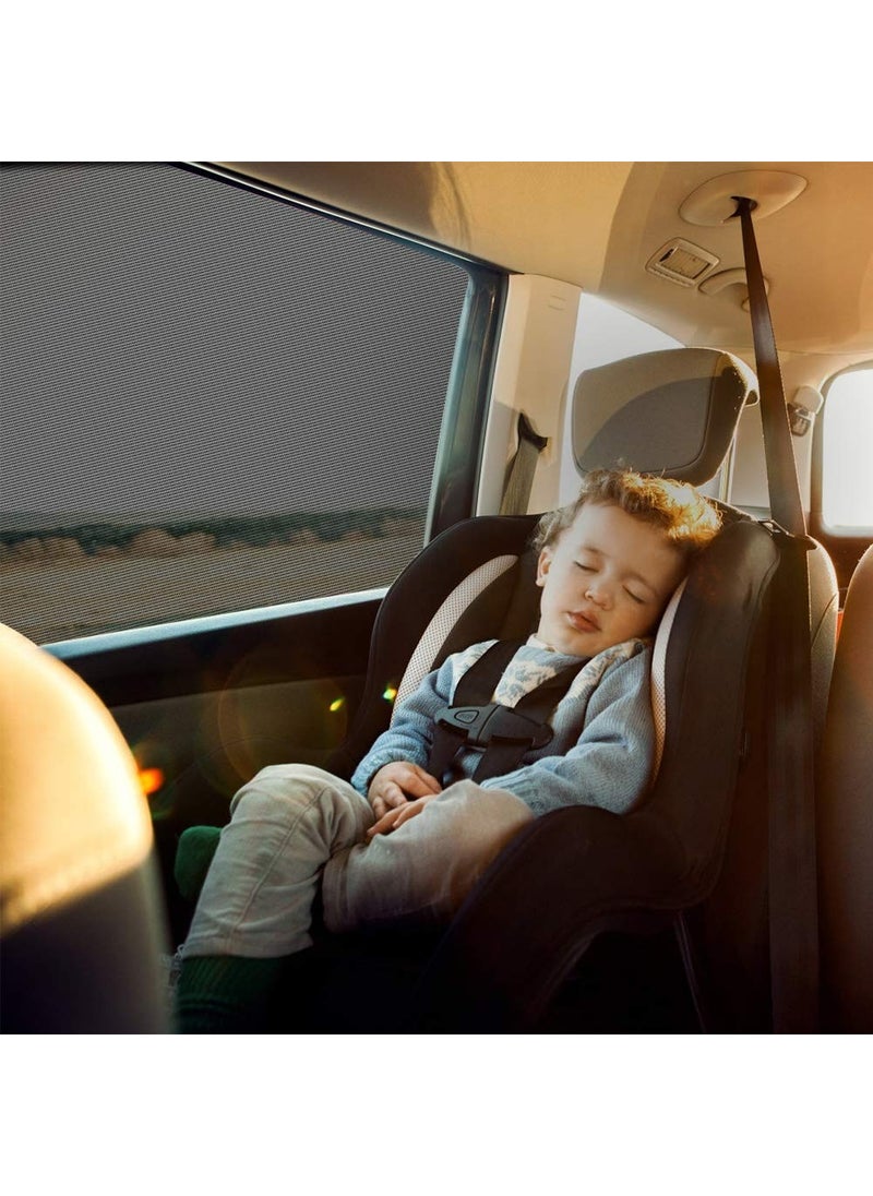 2 Pieces Car Canopy Vehicle Side Window Sunshade Auto Curtain Sunshade Rear Window Nursing Cover
