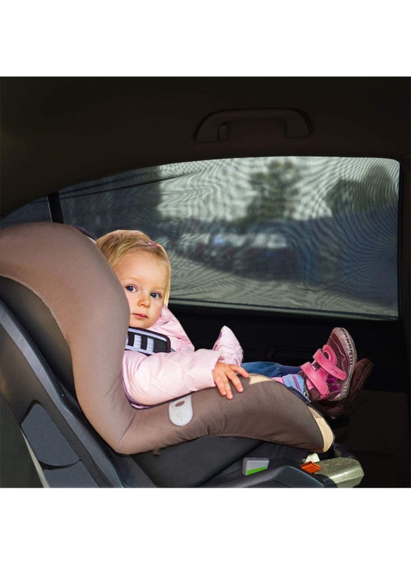 2 Pieces Car Canopy Vehicle Side Window Sunshade Auto Curtain Sunshade Rear Window Nursing Cover