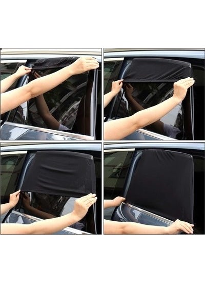 Style Vehicle Side Window Curtain 2-Piece Sunshade
