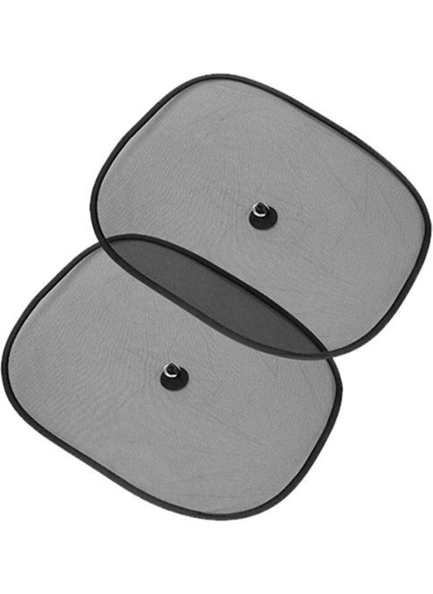 Side Window Curtain Set of 2 with Suction Cup