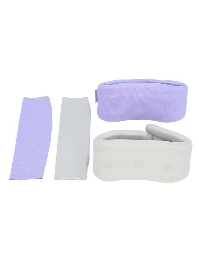 2 Set Neck Brace for Pain Sleeping Soft Cervical Collar Pain Support for Travel Nap Office