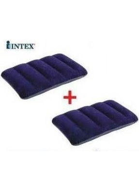 Velvet Covered Inflatable Cushion Pillow Pillow 2 pcs