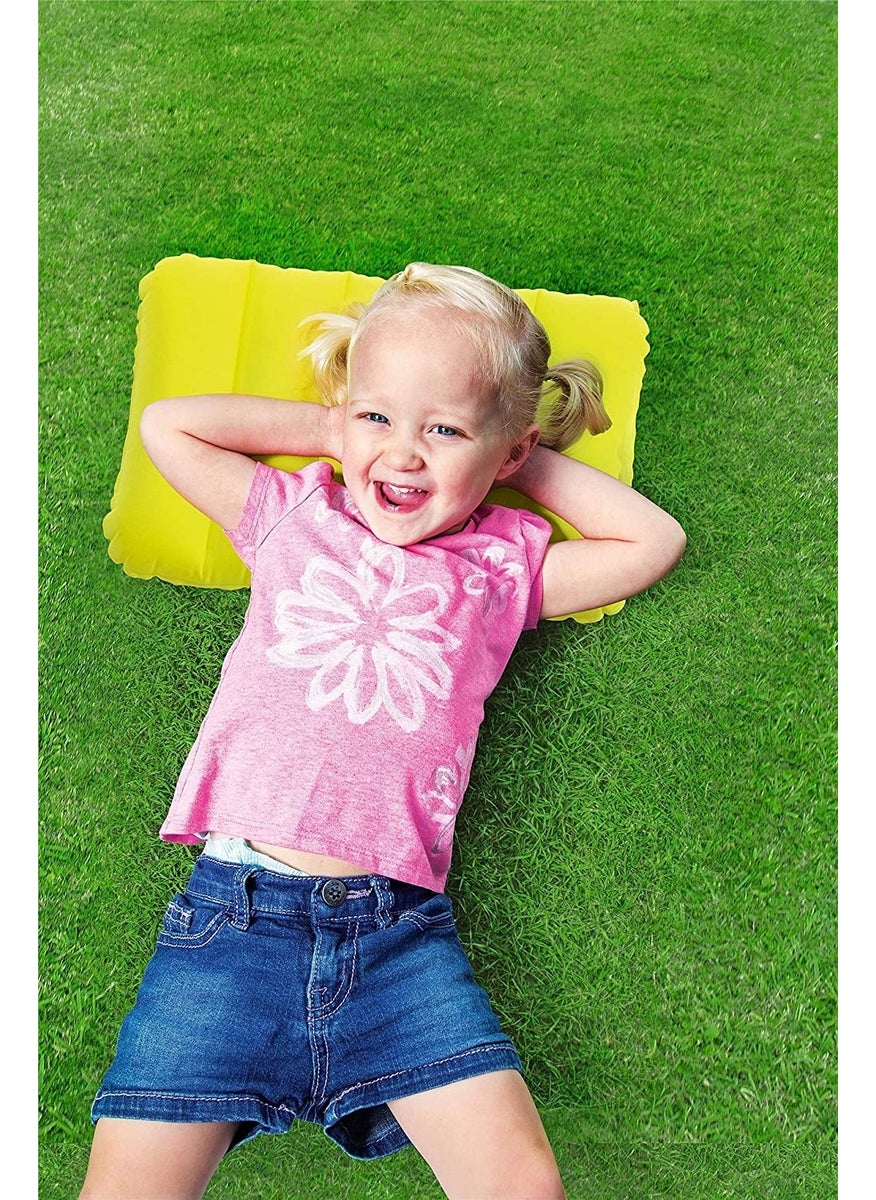 Inflatable Pillow Children's Travel Pillow Camping Pillow Travel Pillow Orthopedic Pillow Velvet Beach Pillow
