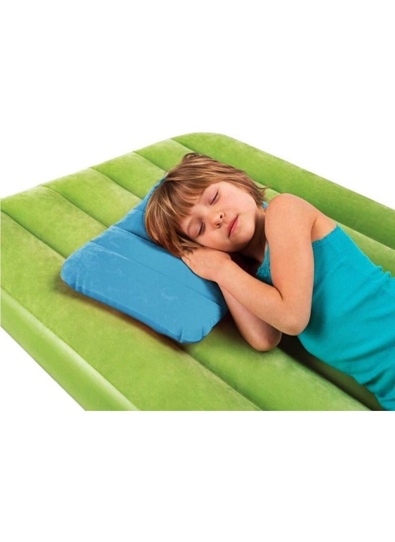 Inflatable Pillow - Travel Pillow - Camping Pillow - Orthopedic Inflatable Pillow - Inflatable Velvet Pillow - Sea Pillow - Beach Pillow
