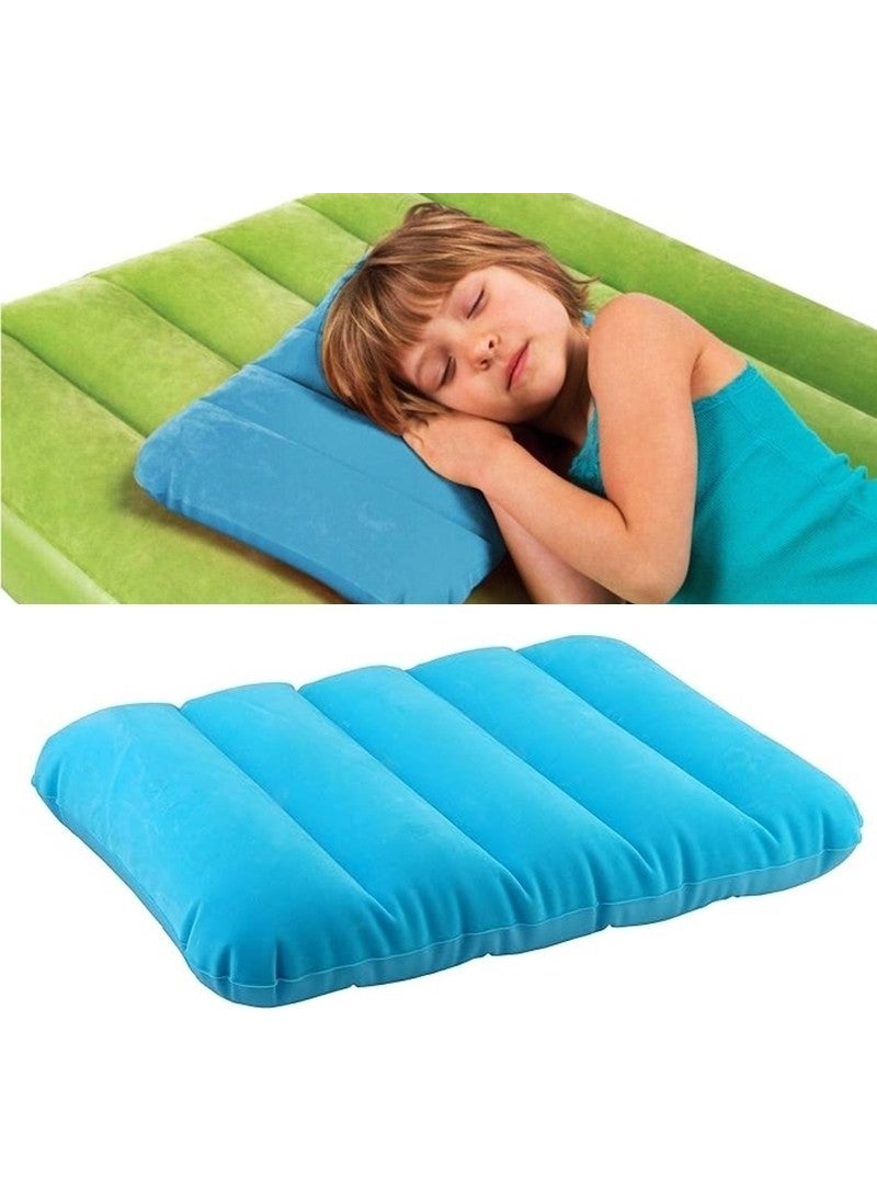 Inflatable Pillow - Travel Pillow - Camping Pillow - Orthopedic Inflatable Pillow - Inflatable Velvet Pillow - Sea Pillow - Beach Pillow
