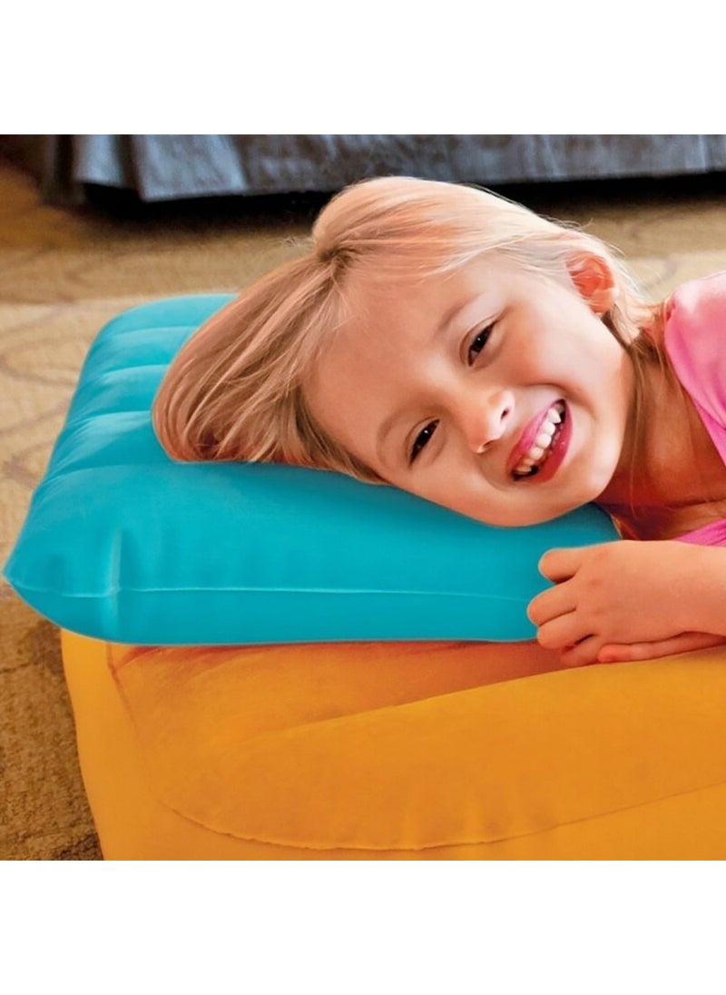 Inflatable Pillow - Travel Pillow - Camping Pillow - Orthopedic Inflatable Pillow - Inflatable Velvet Pillow - Sea Pillow - Beach Pillow