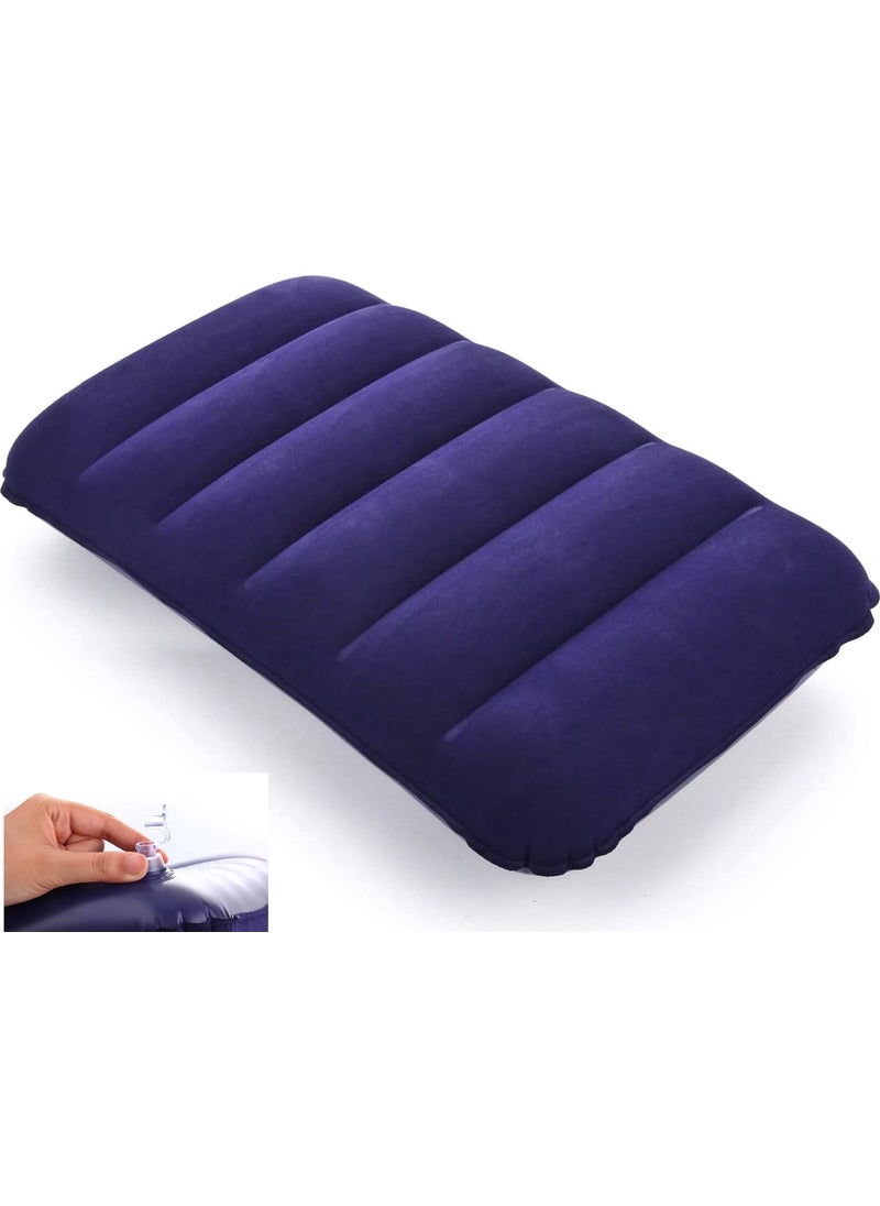 Inflatable Pillow - Travel Pillow - Camping Pillow - Orthopedic Inflatable Pillow - Inflatable Velvet Pillow - Sea Pillow - Beach Pillow