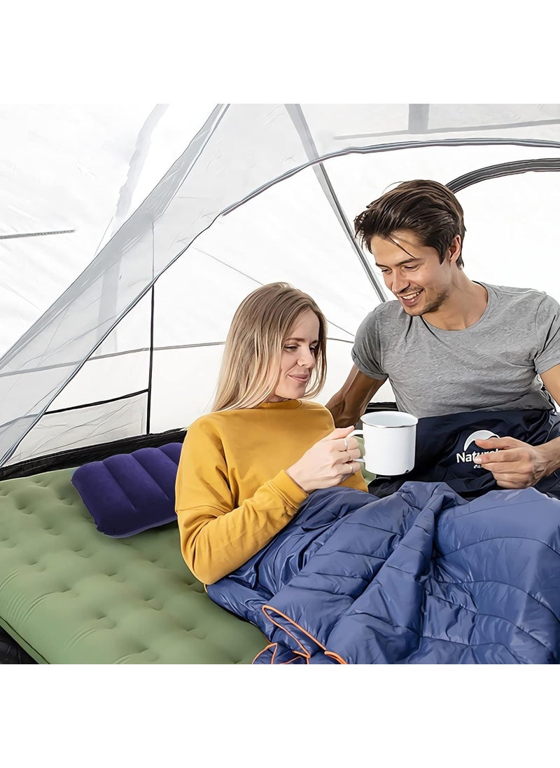 Inflatable Pillow - Travel Pillow - Camping Pillow - Orthopedic Inflatable Pillow - Inflatable Velvet Pillow - Sea Pillow - Beach Pillow