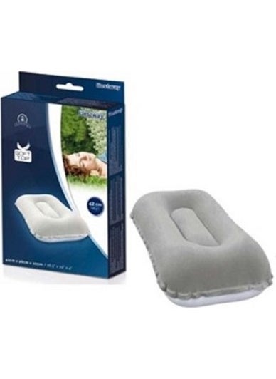 2 Pieces Inflatable Pillow 67121 Velvet 42X26X10 cm