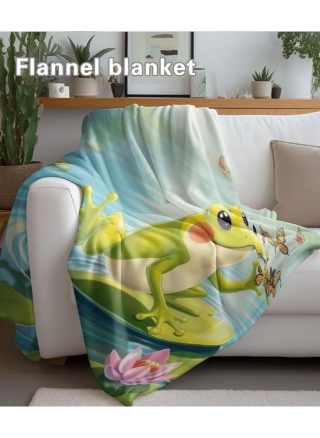 Children's or student cartoon flannel thin blanket (warm and comfortable, suitable for sleep, games) 100cm*150cm - 313