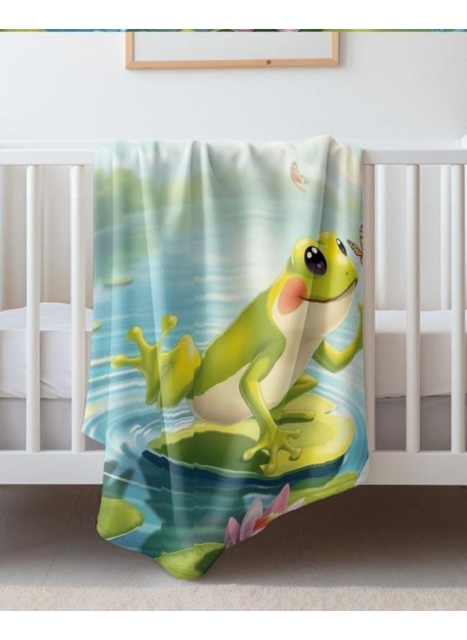 Children's or student cartoon flannel thin blanket (warm and comfortable, suitable for sleep, games) 100cm*150cm - 313