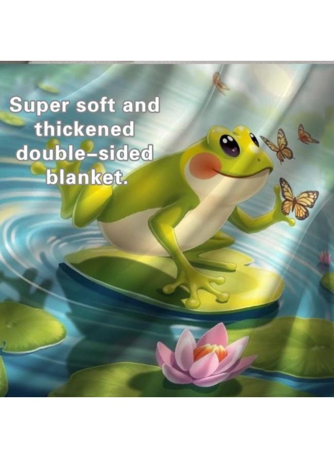 Children's or student cartoon flannel thin blanket (warm and comfortable, suitable for sleep, games) 100cm*150cm - 313