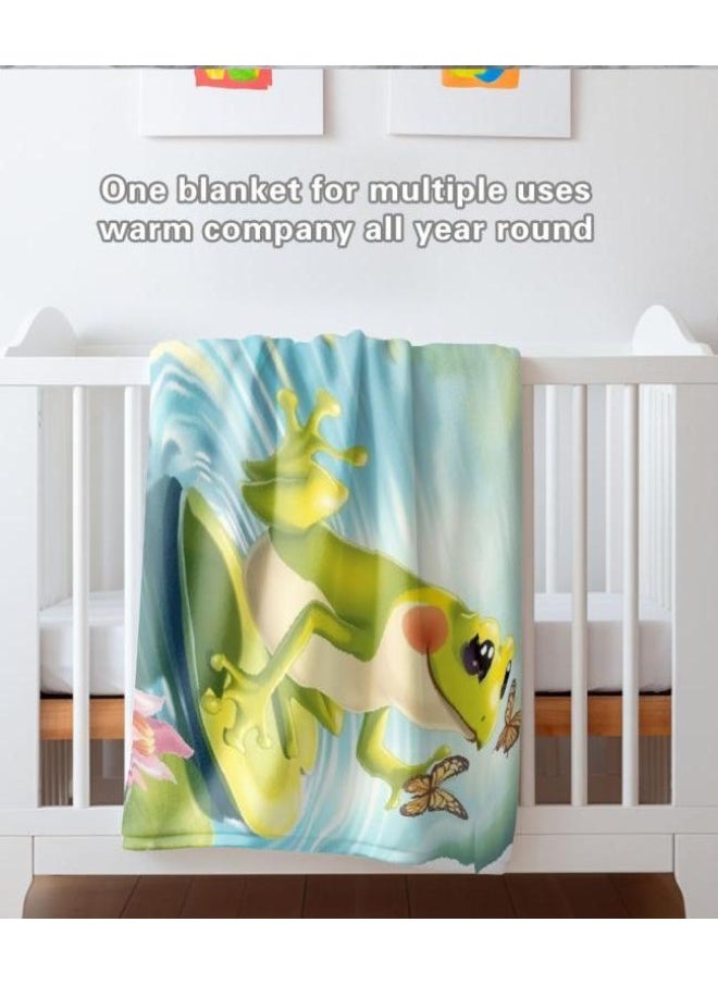Children's or student cartoon flannel thin blanket (warm and comfortable, suitable for sleep, games) 100cm*150cm - 313