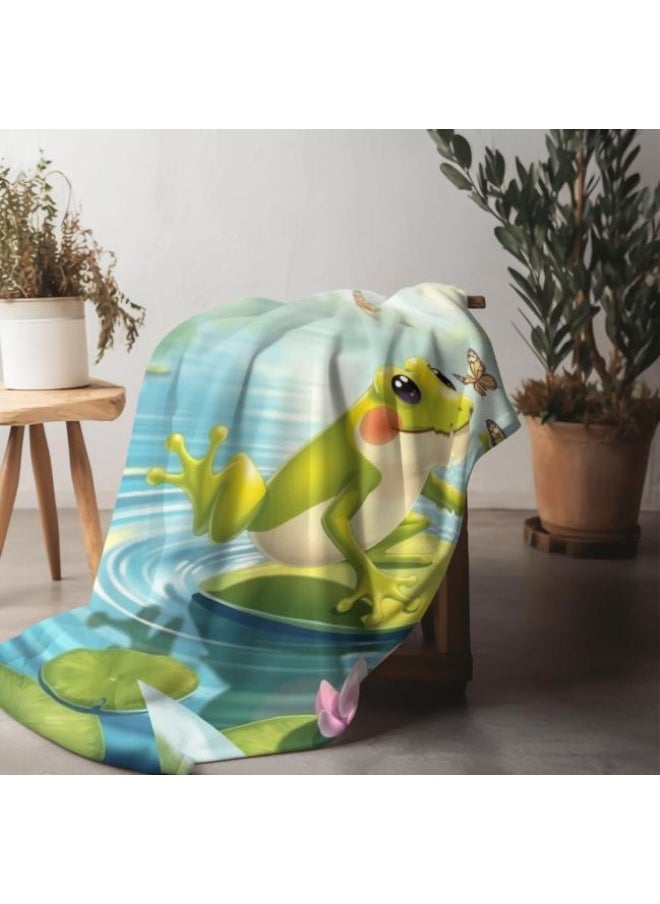 Children's or student cartoon flannel thin blanket (warm and comfortable, suitable for sleep, games) 100cm*150cm - 313