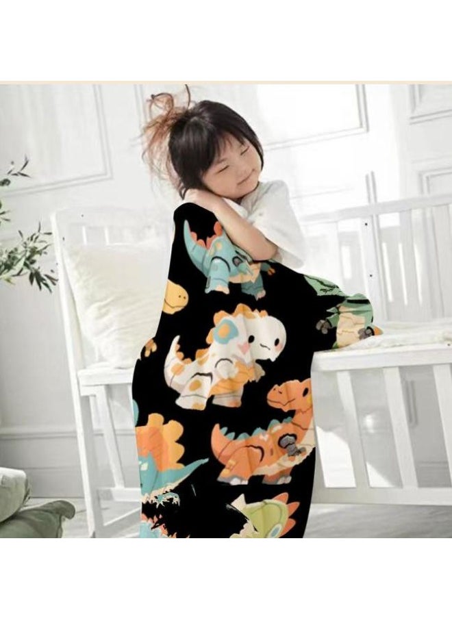 Children's or student cartoon flannel thin blanket (warm and comfortable, suitable for sleep, games) 100cm*150cm - 172