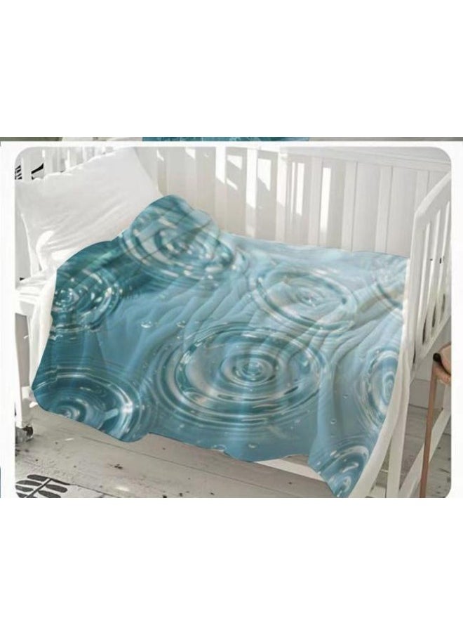 Children's or student cartoon flannel thin blanket (warm and comfortable, suitable for sleep, games) 100cm*150cm - 117