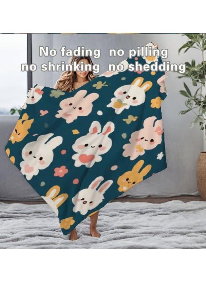 Children's or student cartoon flannel thin blanket (warm and comfortable, suitable for sleep, games) 100cm*150cm - 111