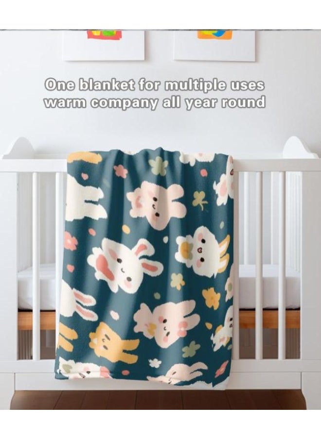 Children's or student cartoon flannel thin blanket (warm and comfortable, suitable for sleep, games) 100cm*150cm - 111