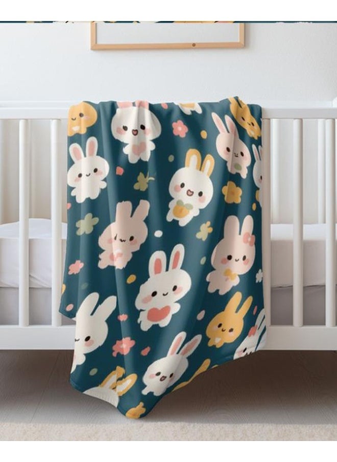 Children's or student cartoon flannel thin blanket (warm and comfortable, suitable for sleep, games) 100cm*150cm - 111