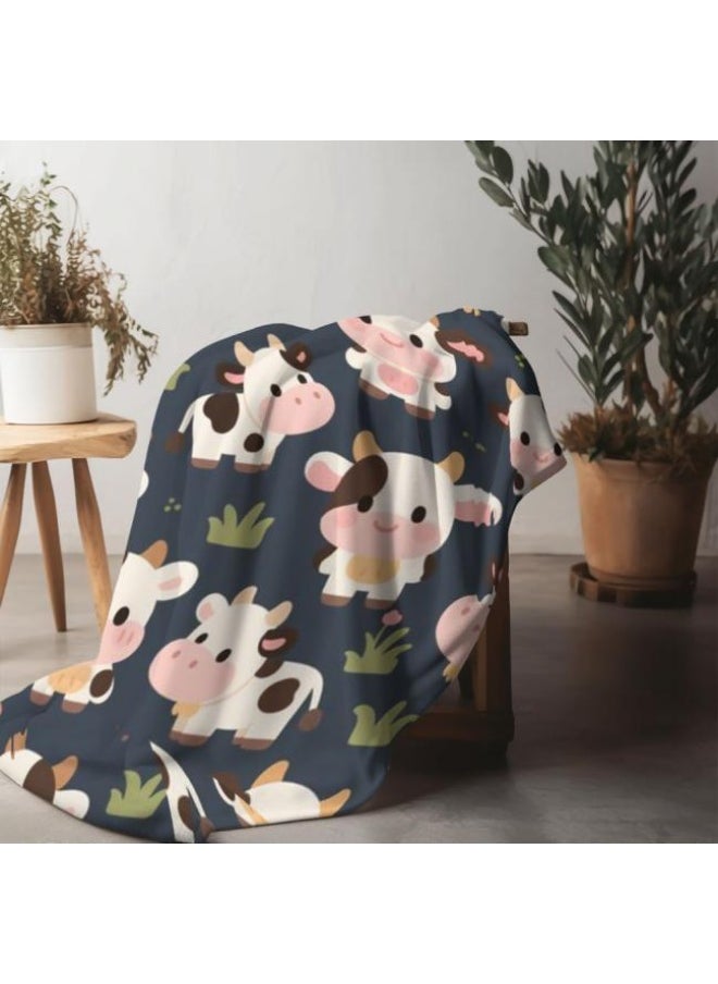 Children's or student cartoon flannel thin blanket (warm and comfortable, suitable for sleep, games) 100cm*150cm - 1052