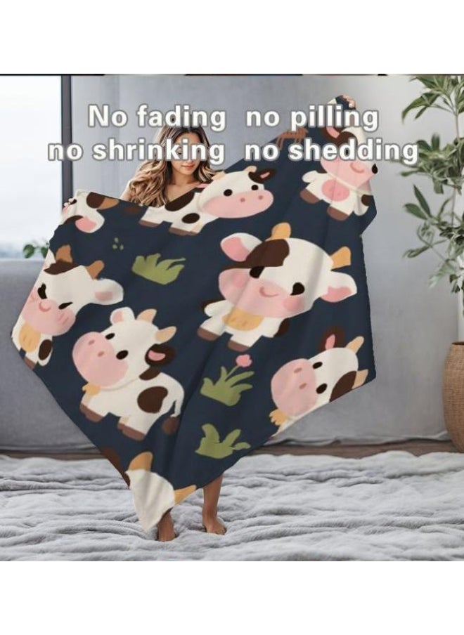 Children's or student cartoon flannel thin blanket (warm and comfortable, suitable for sleep, games) 100cm*150cm - 1052
