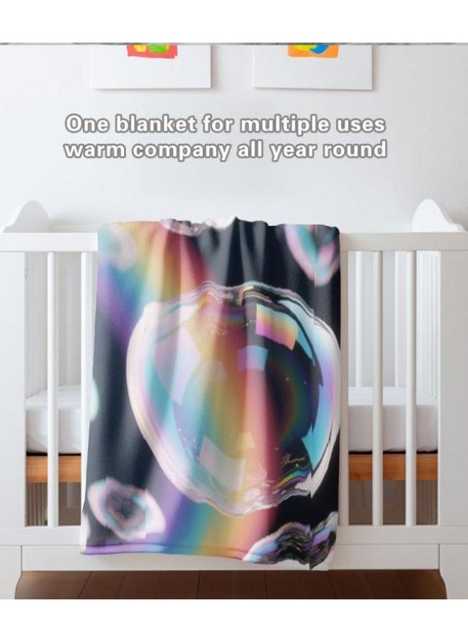 Children's or student cartoon flannel thin blanket (warm and comfortable, suitable for sleep, games) 100cm*150cm - 1040