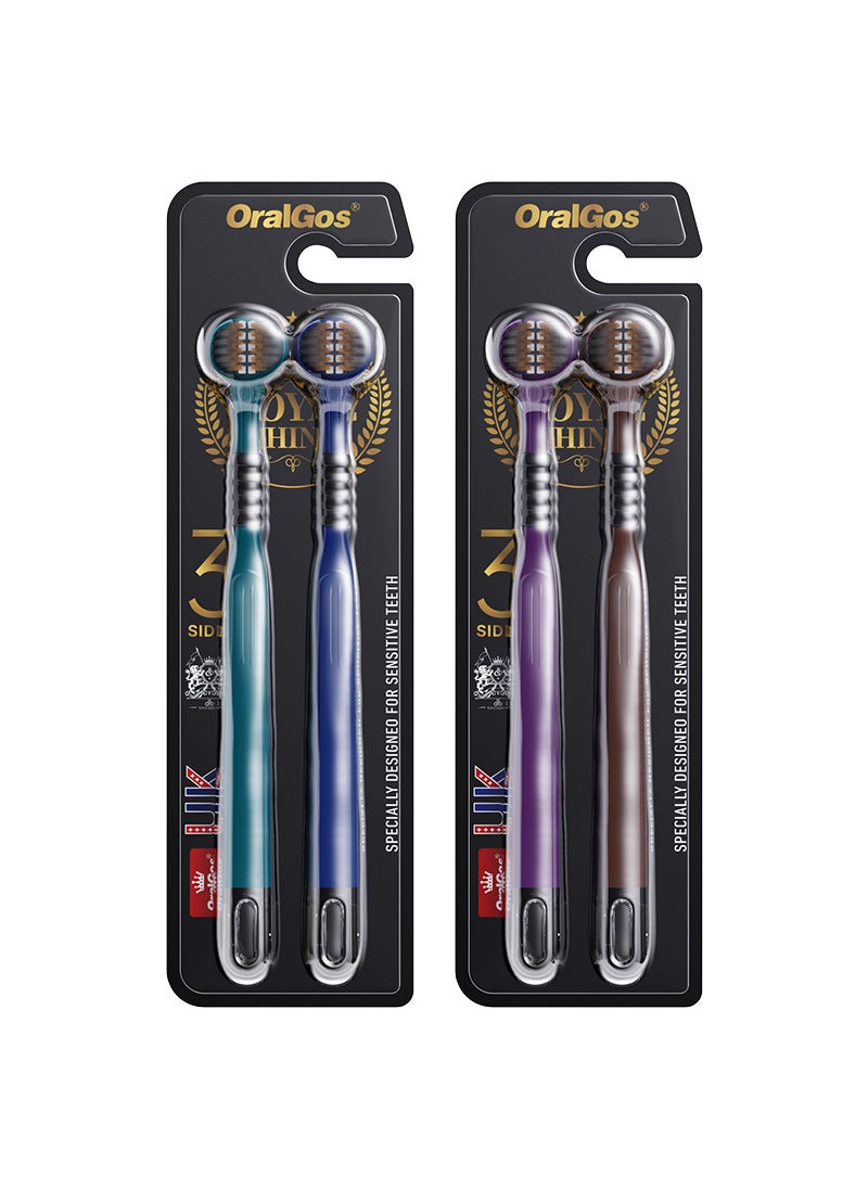 Korean Dr.Baek Triple-Sided Toothbrush 2-Pack 