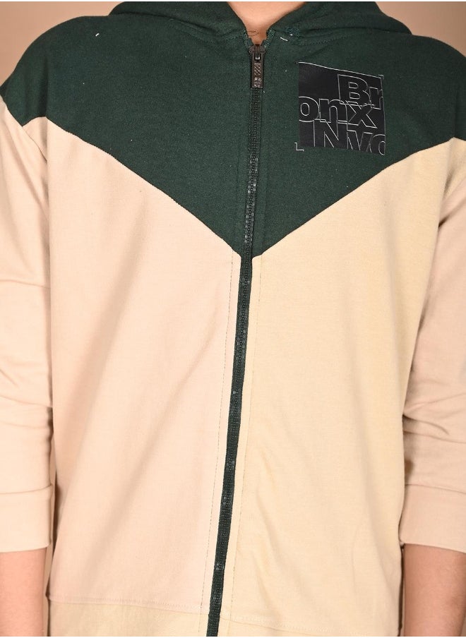 Solid Sweatshirt with Jogger Set