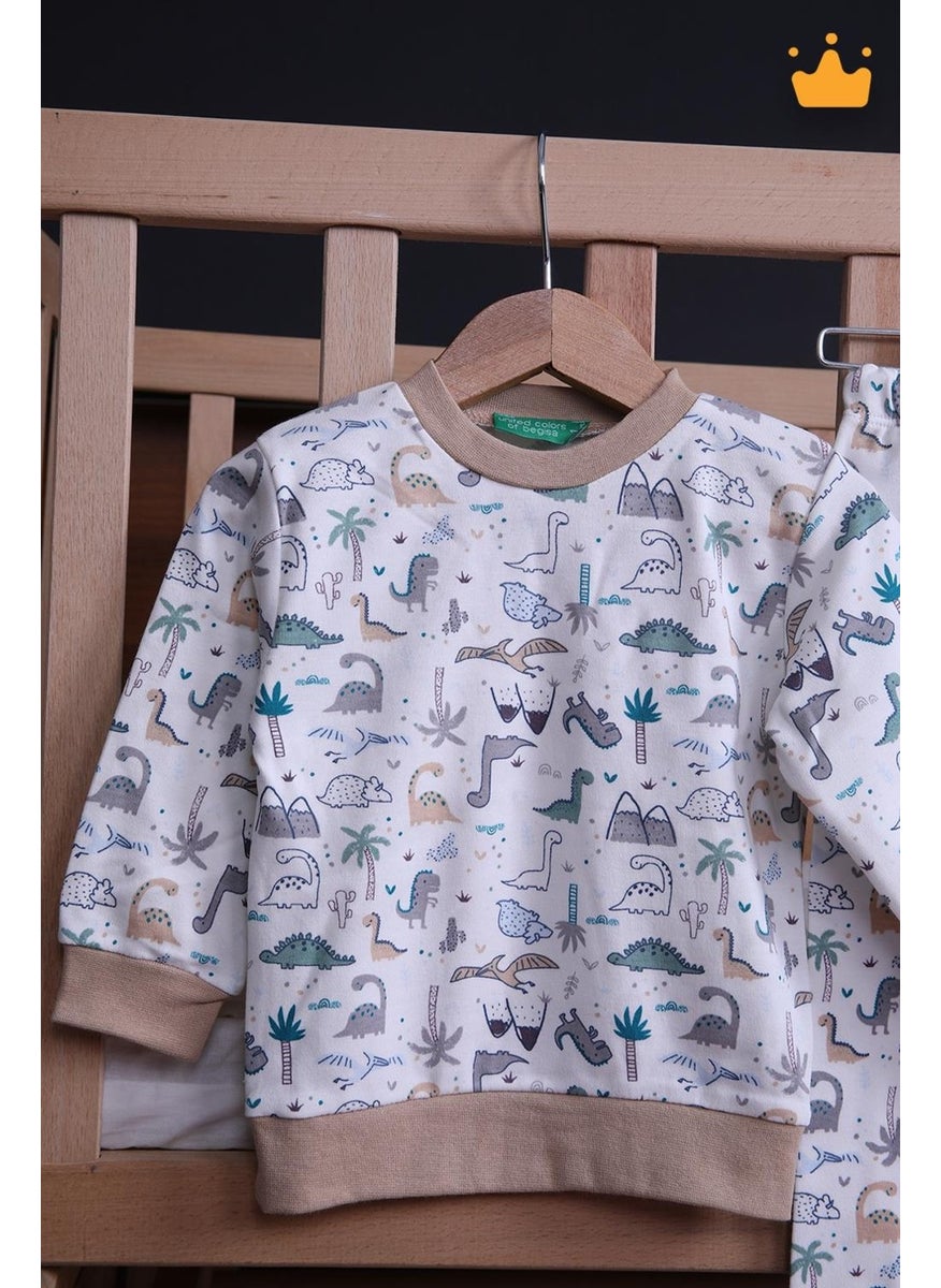 Babyhola 1-6 Years Unisex Girl Boy Pajama Set Home Clothing Tracksuit Set