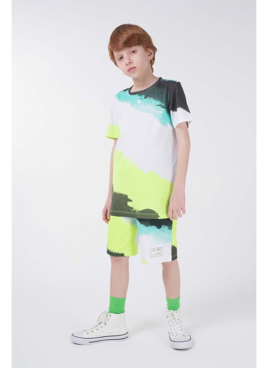 Printed Boy T-Shirt-Short Set