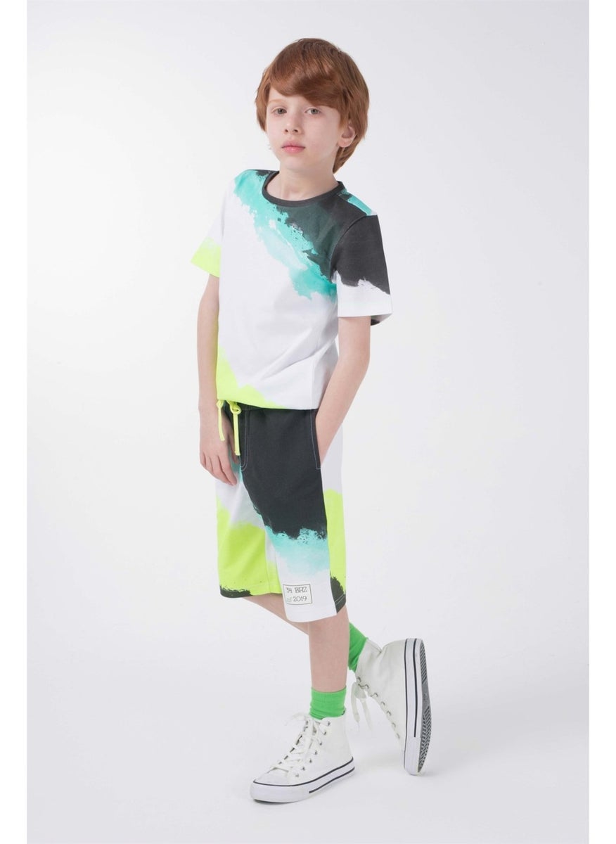 Printed Boy T-Shirt-Short Set