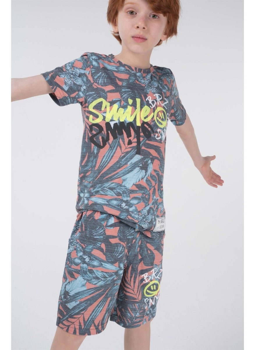 Printed Boy T-Shirt-Short Set