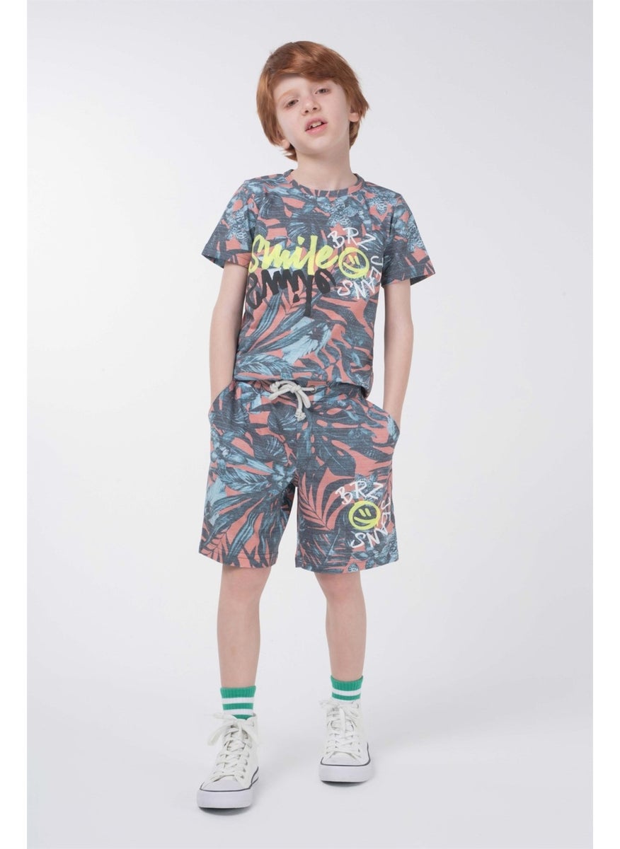 Printed Boy T-Shirt-Short Set