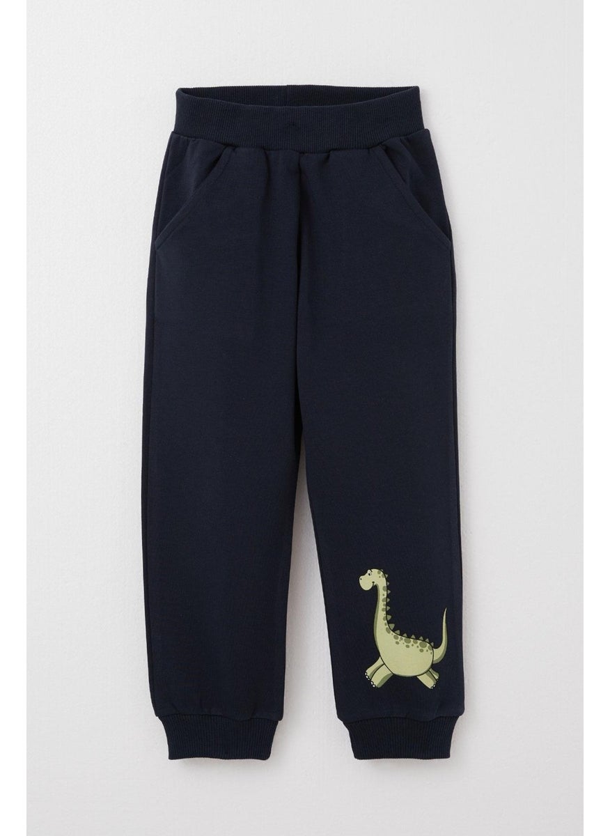 Boy's Tracksuit Cute Dinosaur Printed 1-4 Years Old, Mint Green
