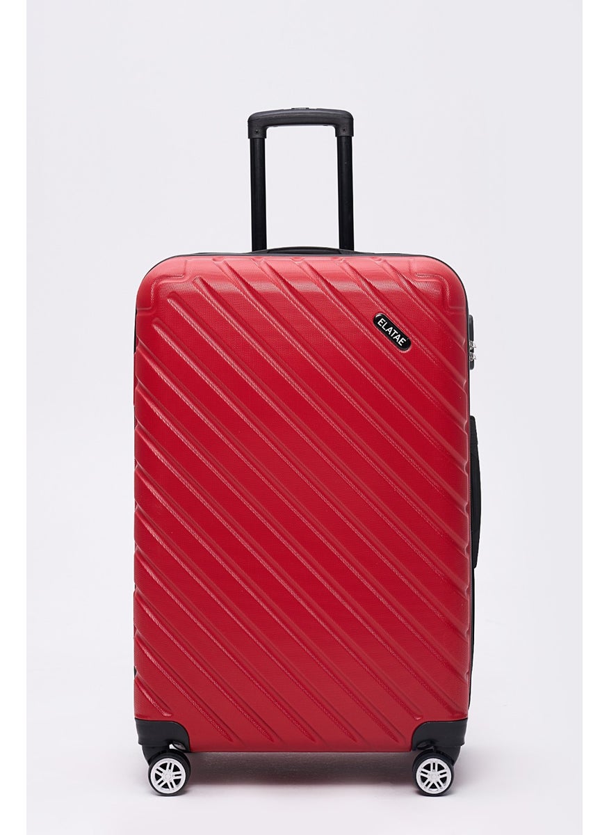 2-Piece Suitcase Set Pro Abs Suitcase Large Size and Make-up Red 2-Piece Set 1001