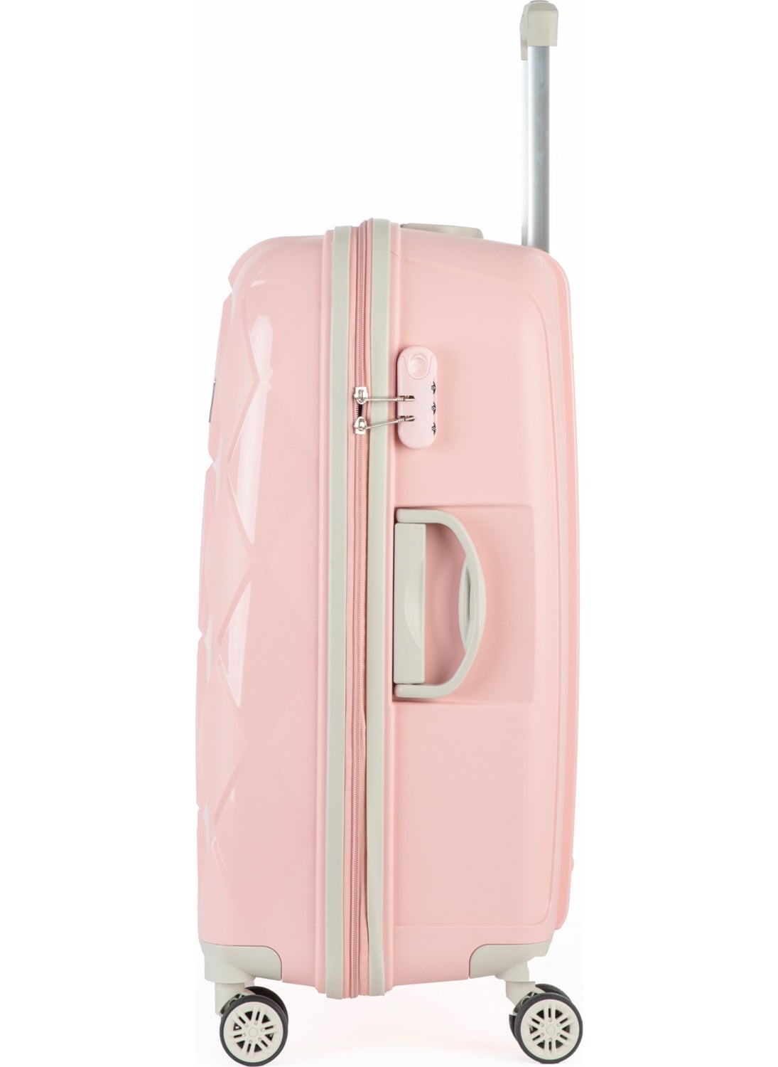 Ultra Lux Polypropylene Medium and Cabin Size 2 Piece Suitcase Set