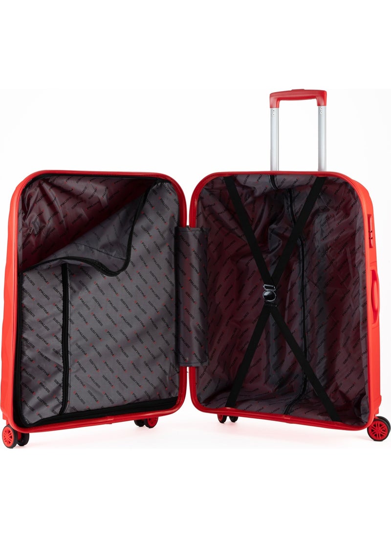 Ultra Lux Polypropylene Medium and Cabin Size 2 Piece Suitcase Set