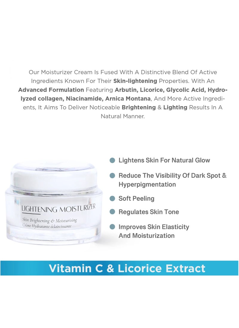 Solimar Paris Lightening Moisturizer Cream – Skin Brightening & Hydration, 50ml