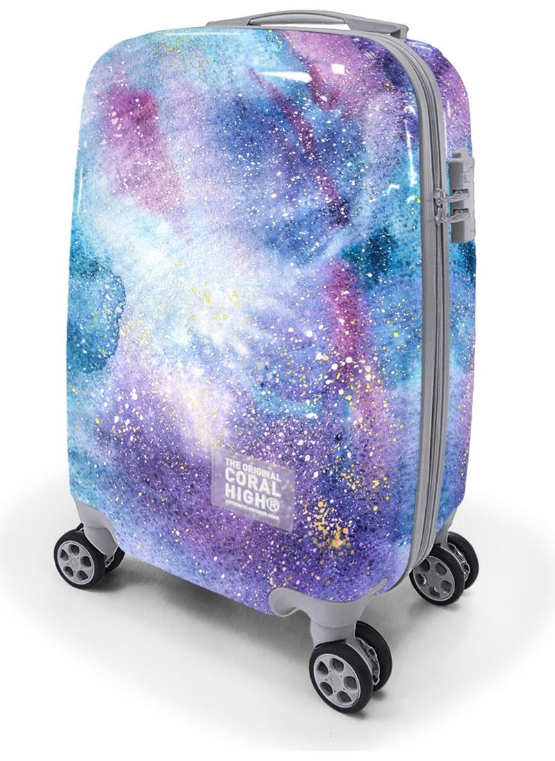 Colorful Patterned Cabin Size Suitcase (50CM) 16538