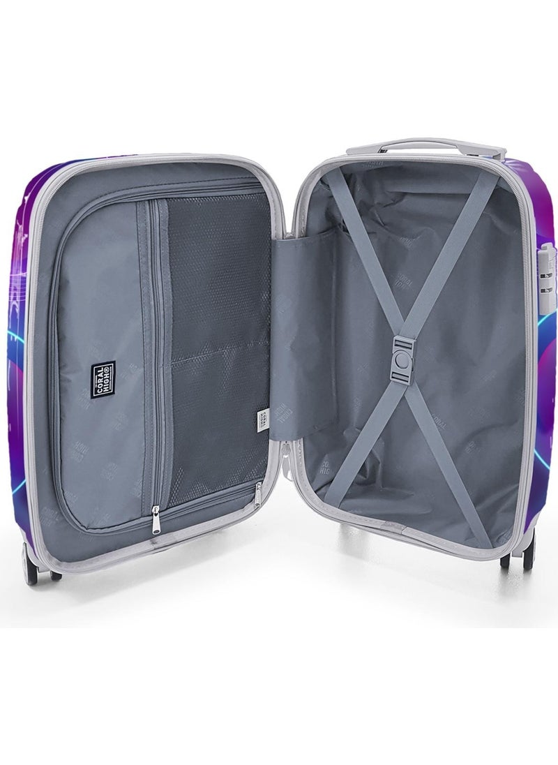 Colorful Patterned Cabin Size Suitcase (50CM) 16532