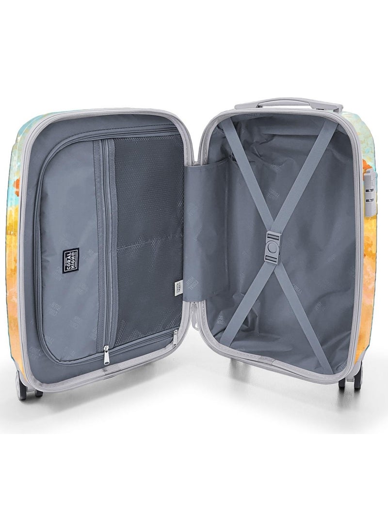 Colorful Patterned Cabin Size Suitcase (50CM) 16537