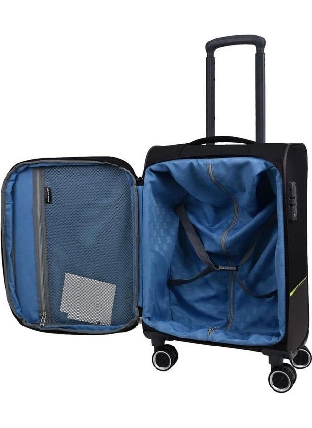 Ultra Light Black Unisex Cabin Size Suitcase 04PC8200-03