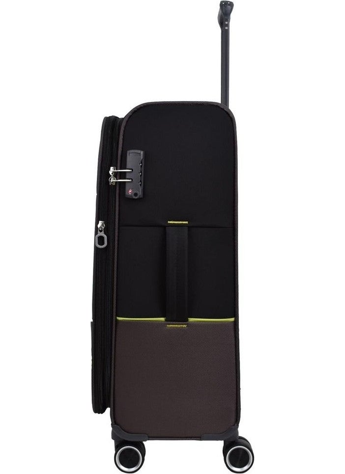 Ultra Light Black Unisex Medium Size Suitcase 04PC8200-02