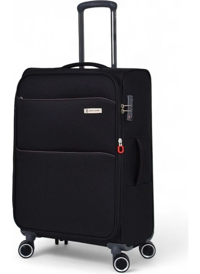 60 cm Black Medium Size Suitcase 04PC6050-02