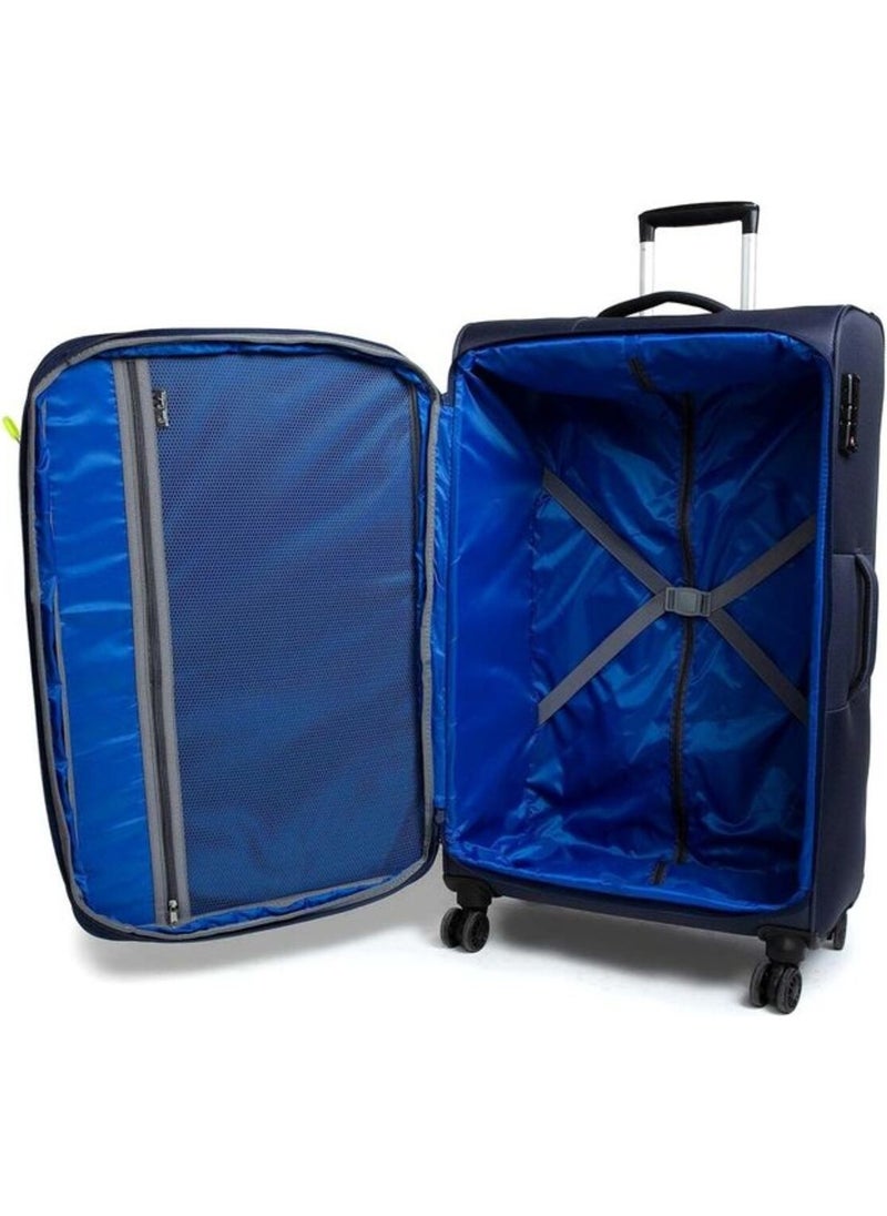 Fabric Ultra Light Navy Blue Fabric Unisex Large Size Suitcase 
04PC4200-01 Licensed Large Size Casual/day