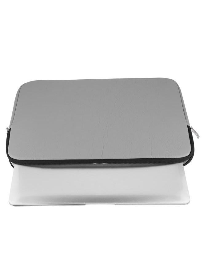 British Style Laptop Sleeve Bag PU Leather Case Pouch Handbag for MacBook Air/ Pro 15IN