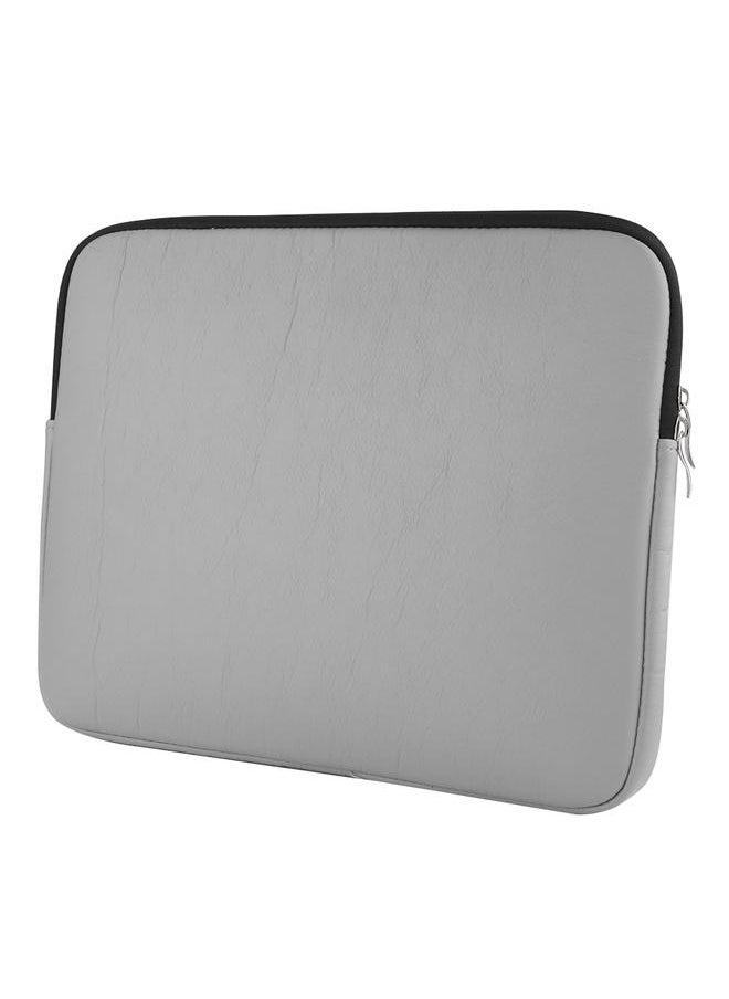 British Style Laptop Sleeve Bag PU Leather Case Pouch Handbag for MacBook Air/ Pro 15IN