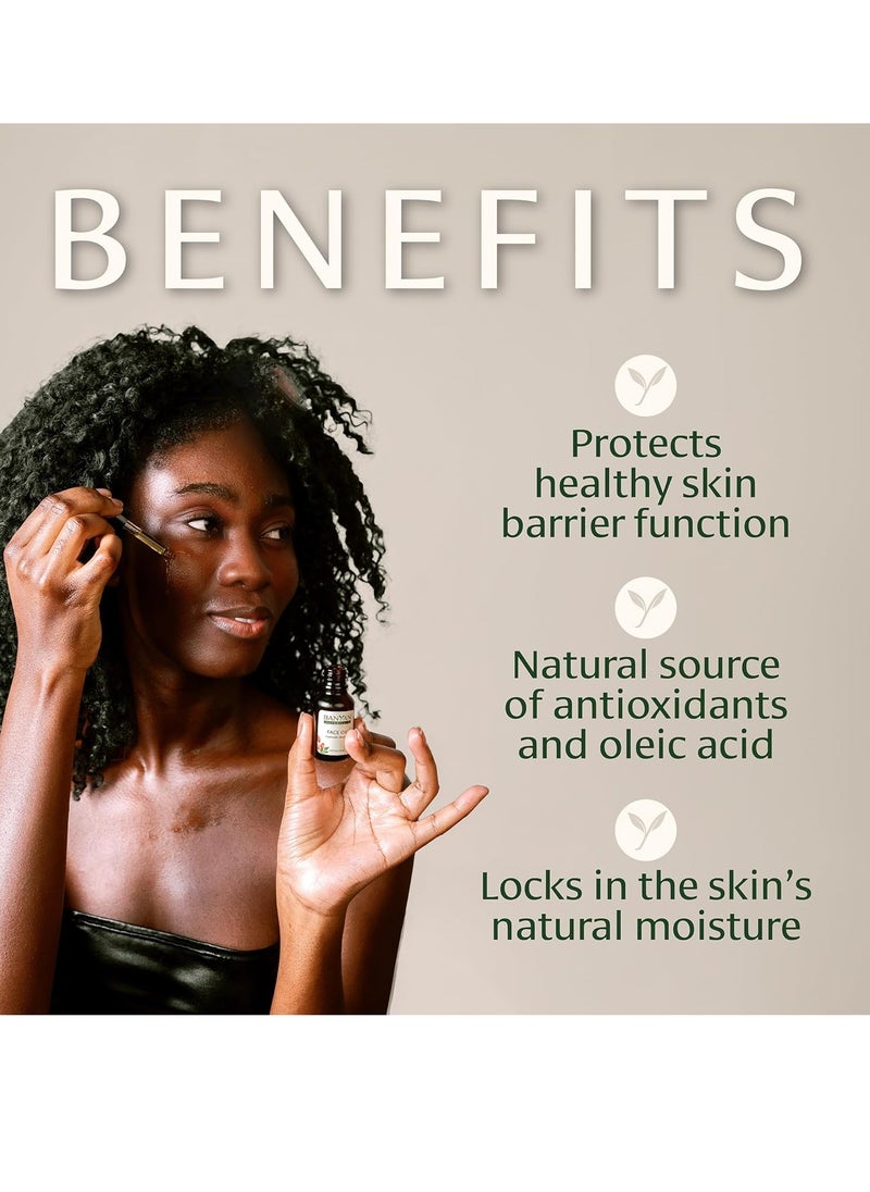 Banyan Botanicals Face Oil – Luxurious Ayurvedic Face Oil – Clean Skincare with Rosehip Oil and Jojoba Oil for Skin that Glows – 0.5 oz – Non-GMO, Cruelty Free, Paraben & Phthalate Free